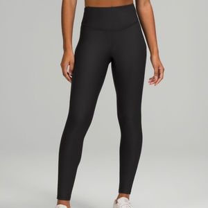 Lululemon base pace high rise fleece running leggings 12 28”